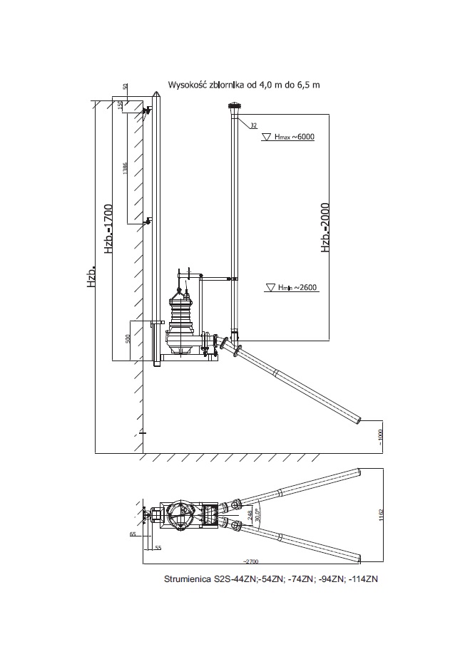 Aeration waterjet S2S-ZN